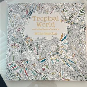Tropical World Coloring Book NEW